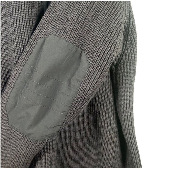 Duluth Trading Co Mens Size XL Brigadier Button Mock Sweater Blue Gray ($99.95) - Picture 5 of 12